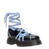Półbuty Dr. Martens BUZZ BALLERINA LACE UP Black Milled Gloss 42842001